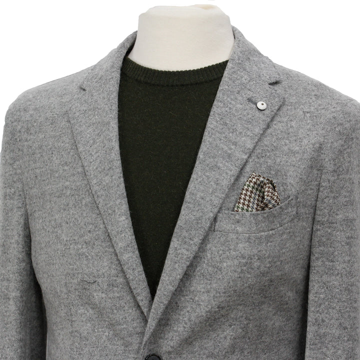 Gray Alpaca Sport Jacket - L.B.M. 1911 - Boutique Jacques International