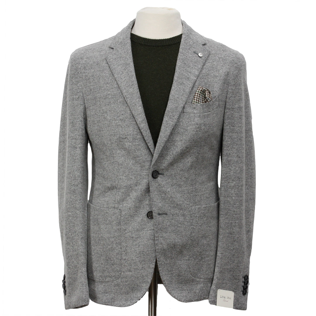 Gray Alpaca Sport Jacket - L.B.M. 1911 - Boutique Jacques International