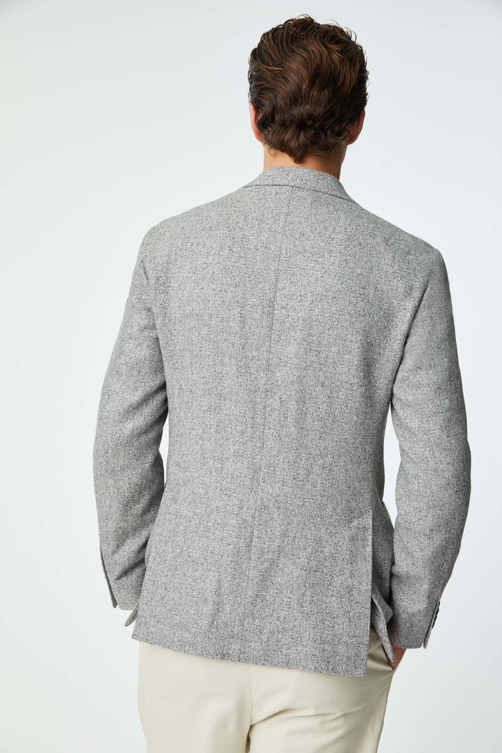 Gray Alpaca Sport Jacket - L.B.M. 1911 - Boutique Jacques International