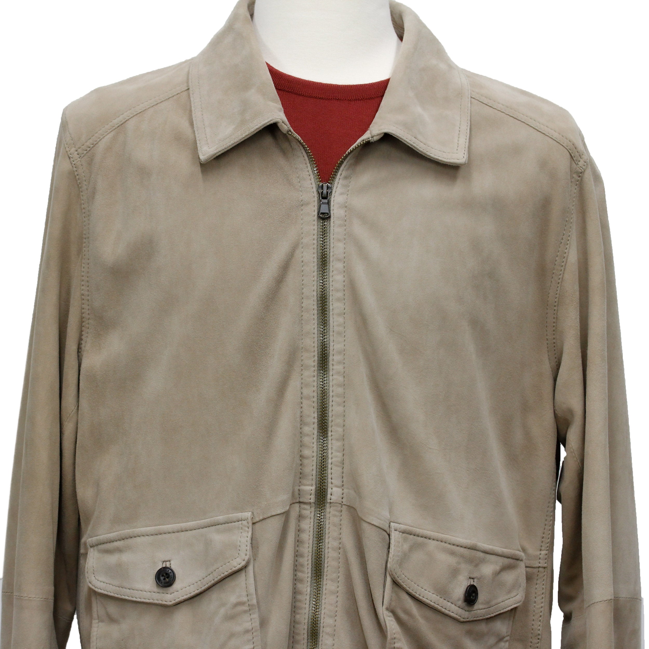 Leather Safari Jacket - L.B.M. 1911 - Boutique Jacques International
