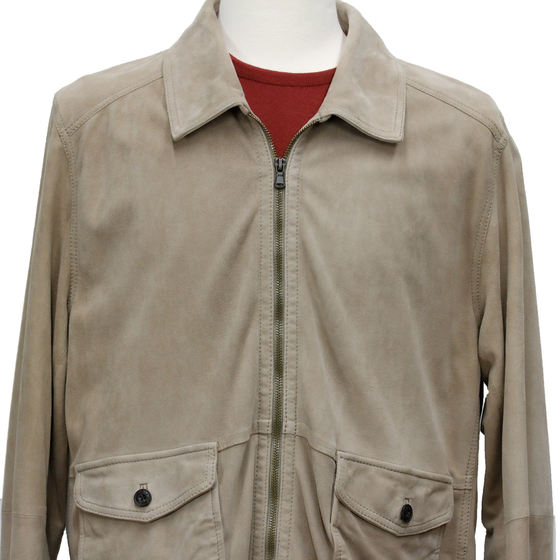 Leather Safari Jacket - L.B.M. 1911 - Boutique Jacques International
