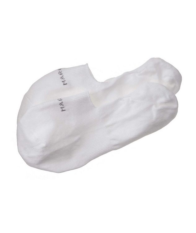 White Invisible Touch Pima Cotton No-Show Socks - Marcoliani - Boutique Jacques International
