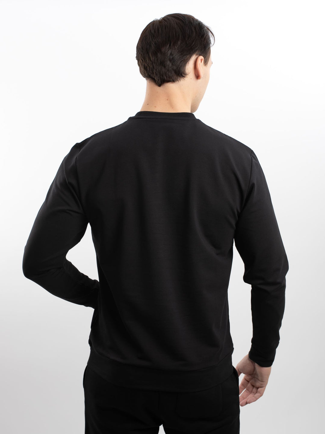 Black Cotton Crewneck Sweatshirt - Paul & Shark - Boutique Jacques International