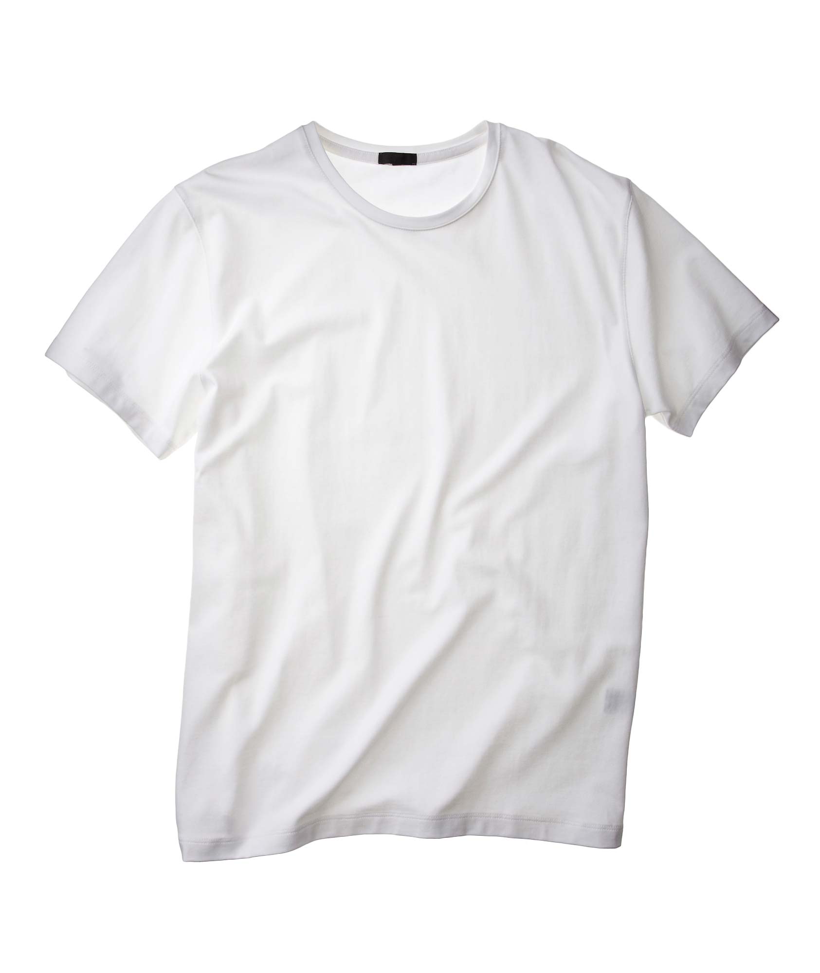Iconic White Pima Stretch Short Sleeve Crew Neck - Patrick Assaraf - Boutique Jacques International