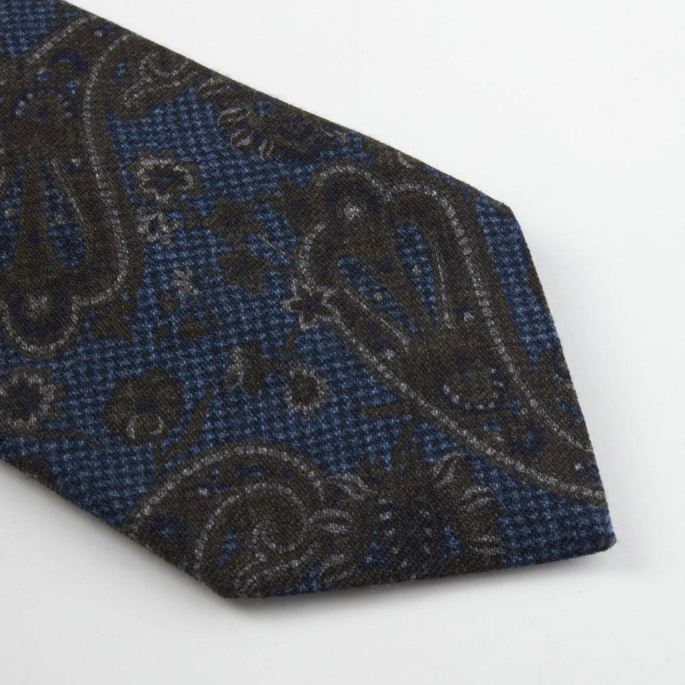 Paisley Patterned Wool Tie - Stenströms - Boutique Jacques International
