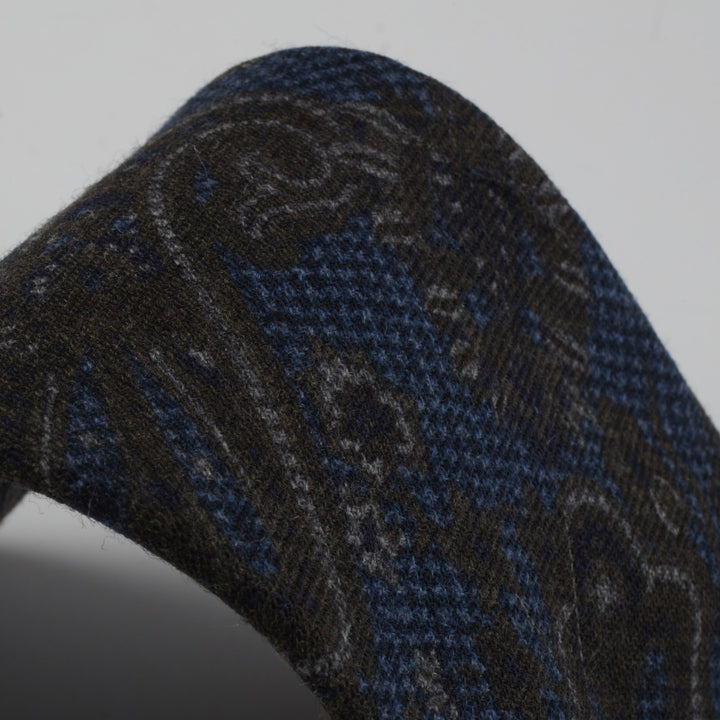 Paisley Patterned Wool Tie - Stenströms - Boutique Jacques International