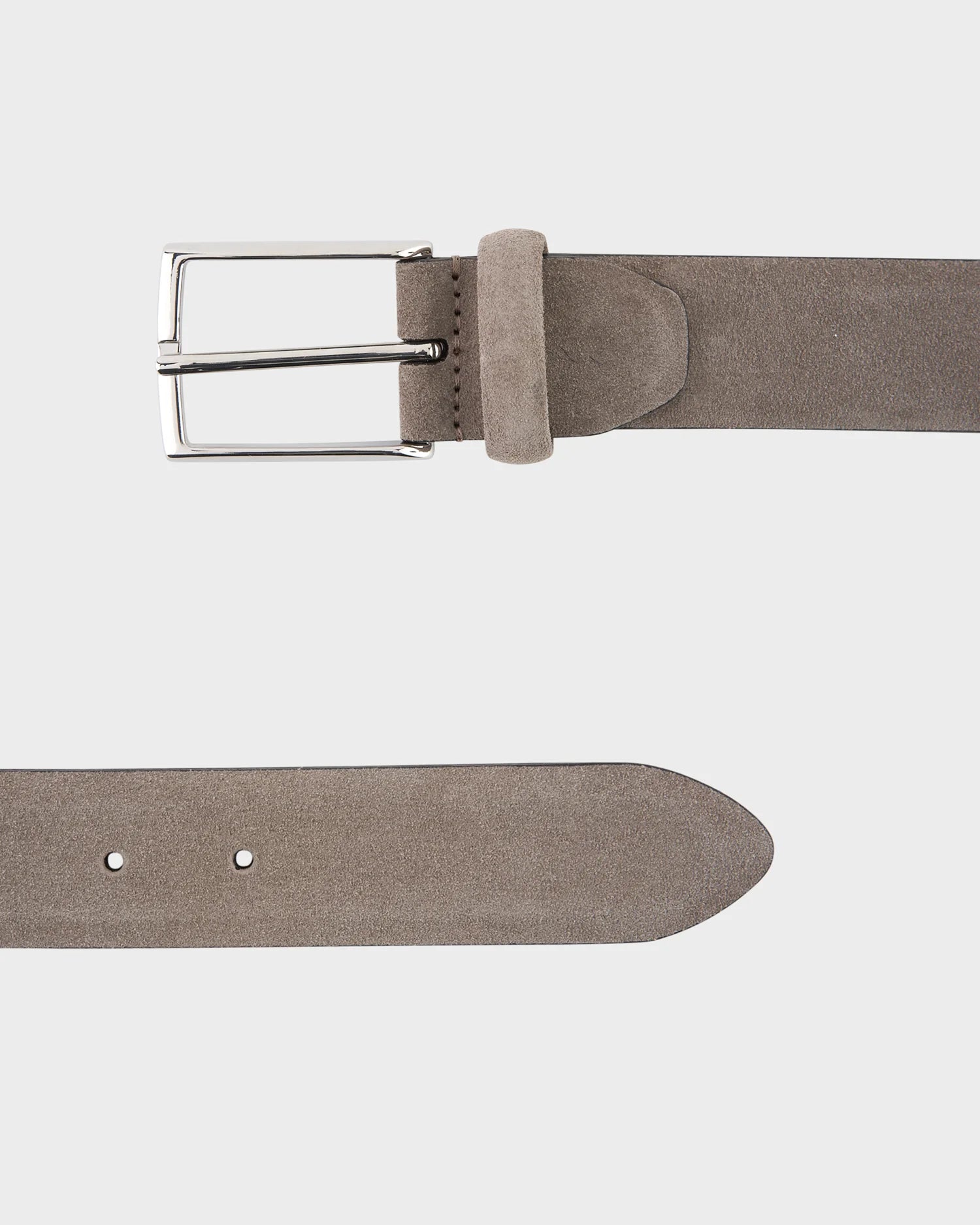Stone Taupe Suede Belt - Anderson's - Boutique Jacques International