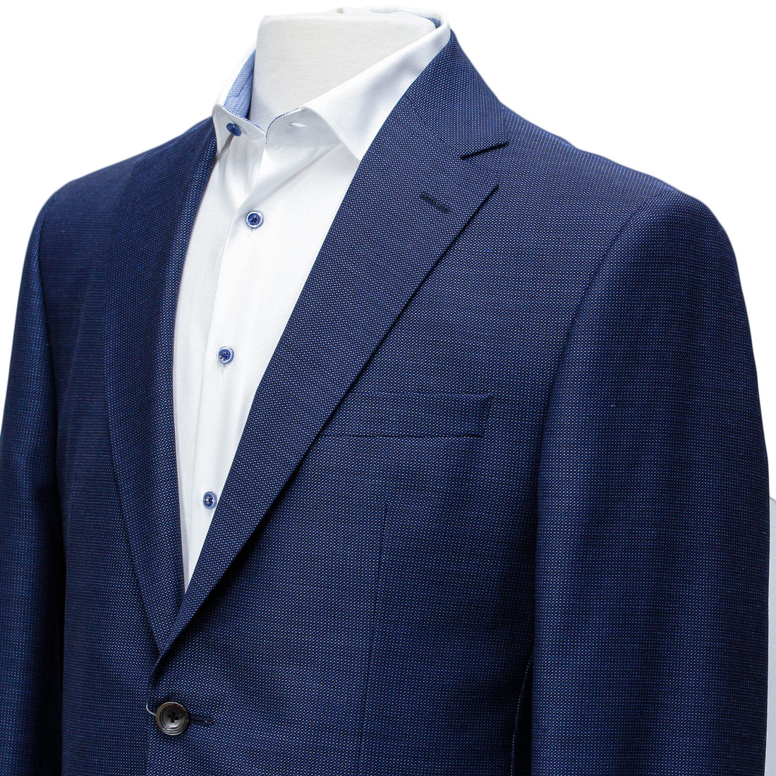 Jack Victor Blue Nail-head Esprit Modern Fit Suit - Boutique Jacques International