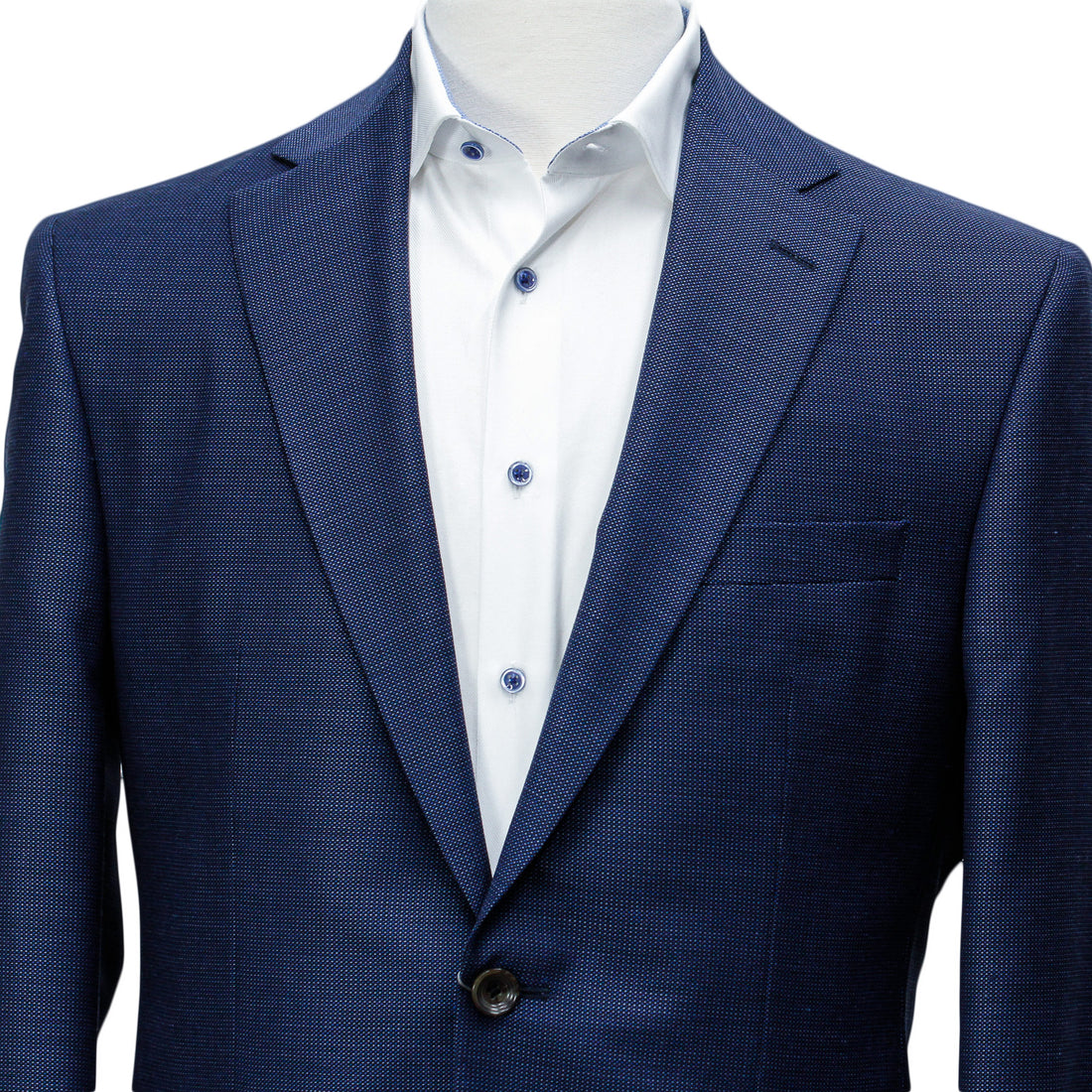 Jack Victor Blue Nail-head Esprit Modern Fit Suit - Boutique Jacques International