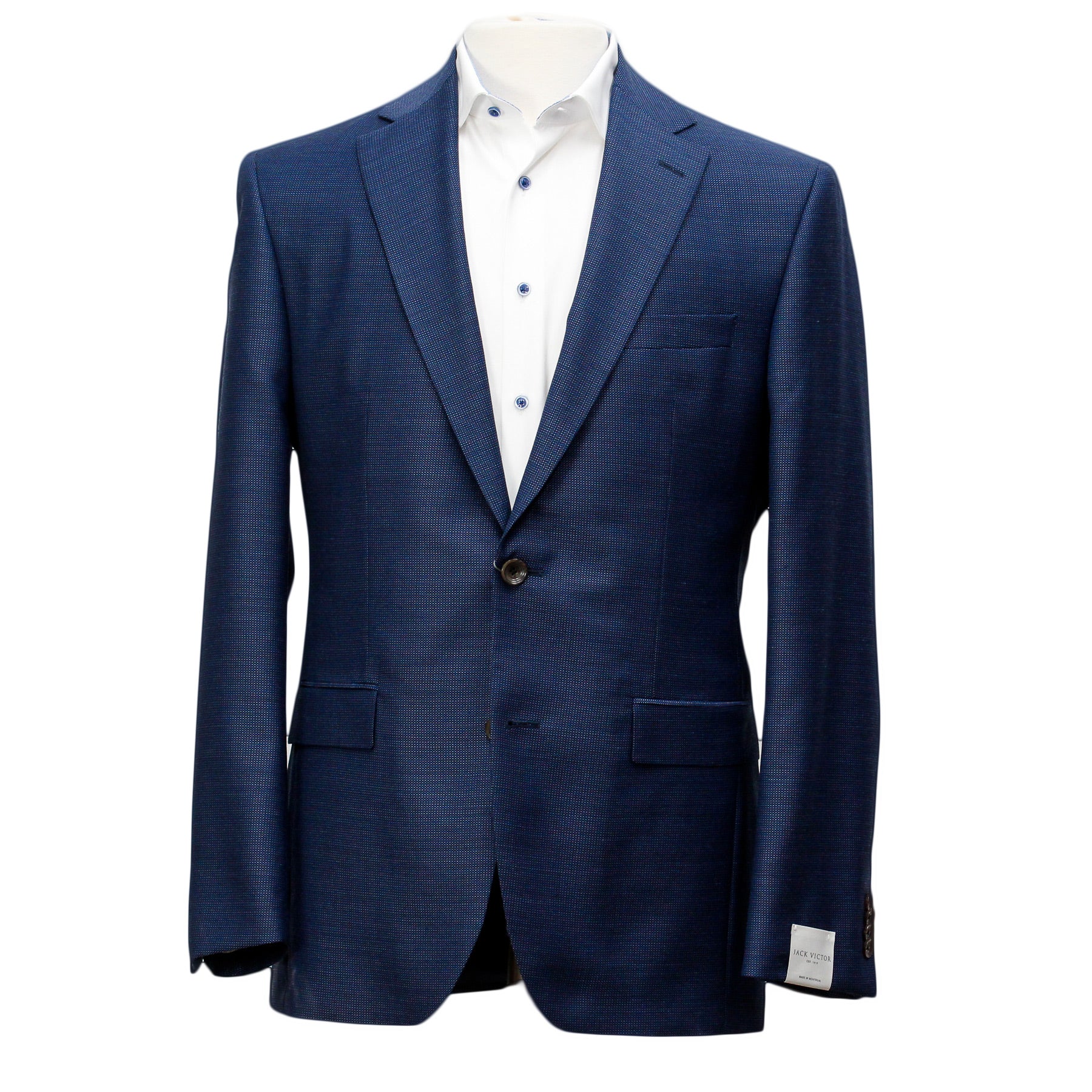 Jack Victor Blue Nail-head Esprit Modern Fit Suit - Boutique Jacques International