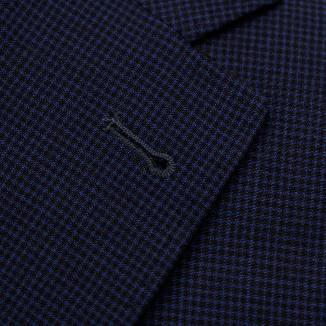 Blue Micro Check Regular Fit Wool Suit - Jack Victor - Boutique Jacques International