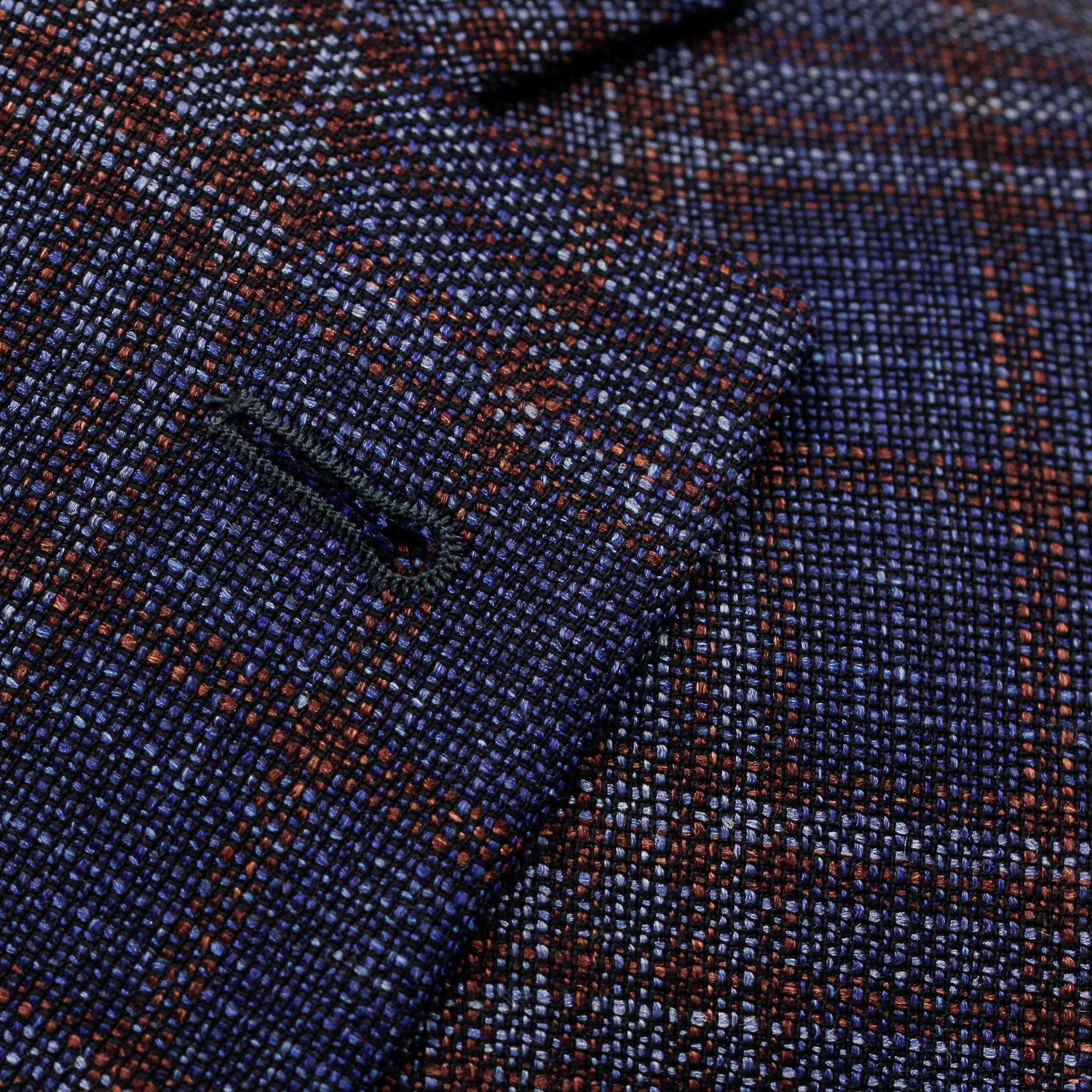 Mid-Blue with Burgundy Check Midland Contemporary Fit Sport Coat Loro Piana - Jack Victor - Boutique Jacques International