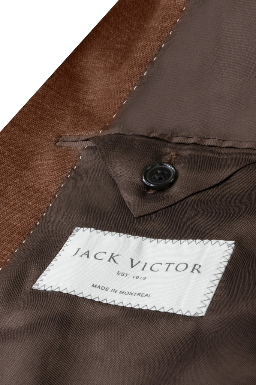Brown Hartford Contemporary Fit Loro Piana Knit Wool Blazer - Jack Victor - Boutique Jacques International
