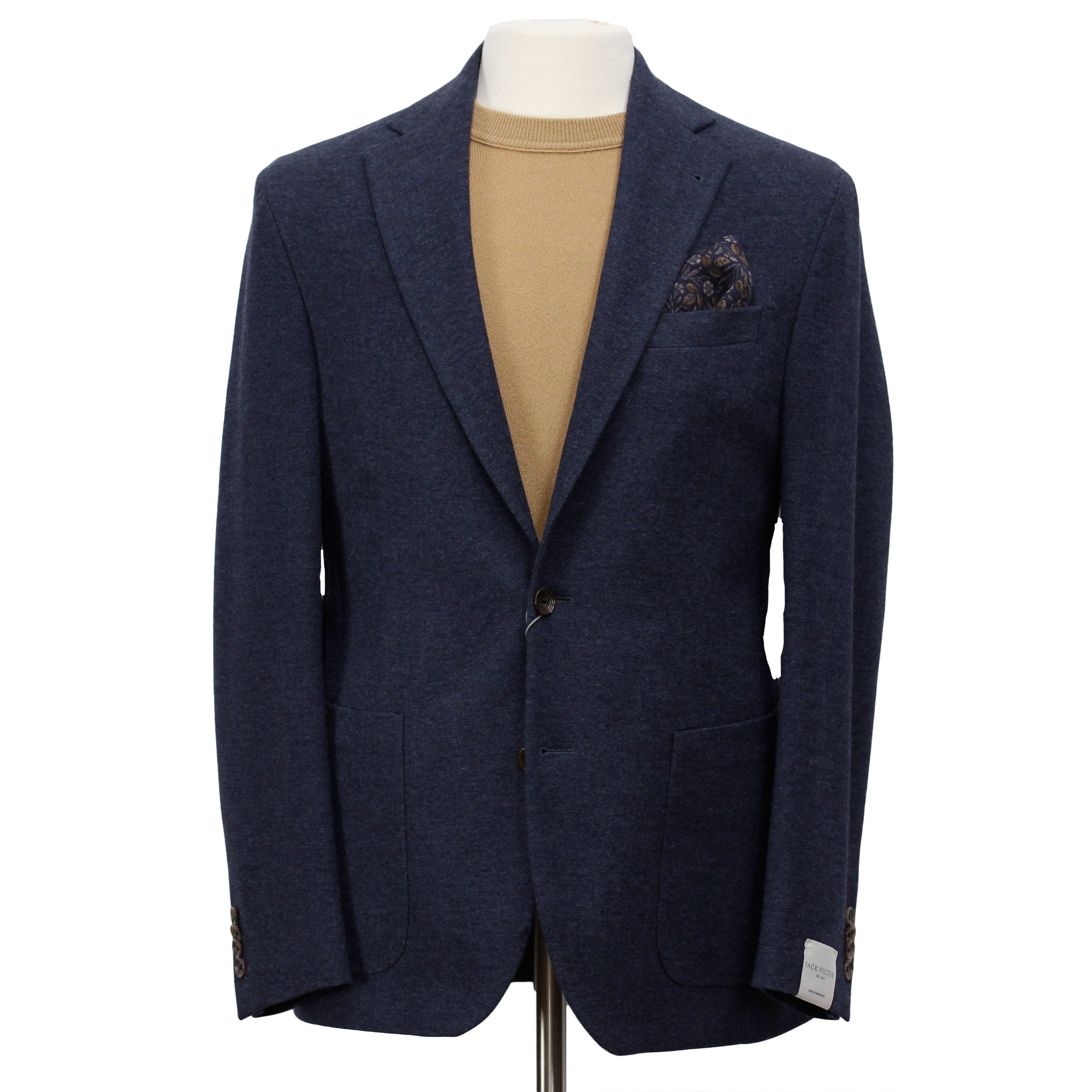 Blue Loro Piana Cashmere Hartford Contemporary Fit Unconstructed Sport Jacket - Jack Victor