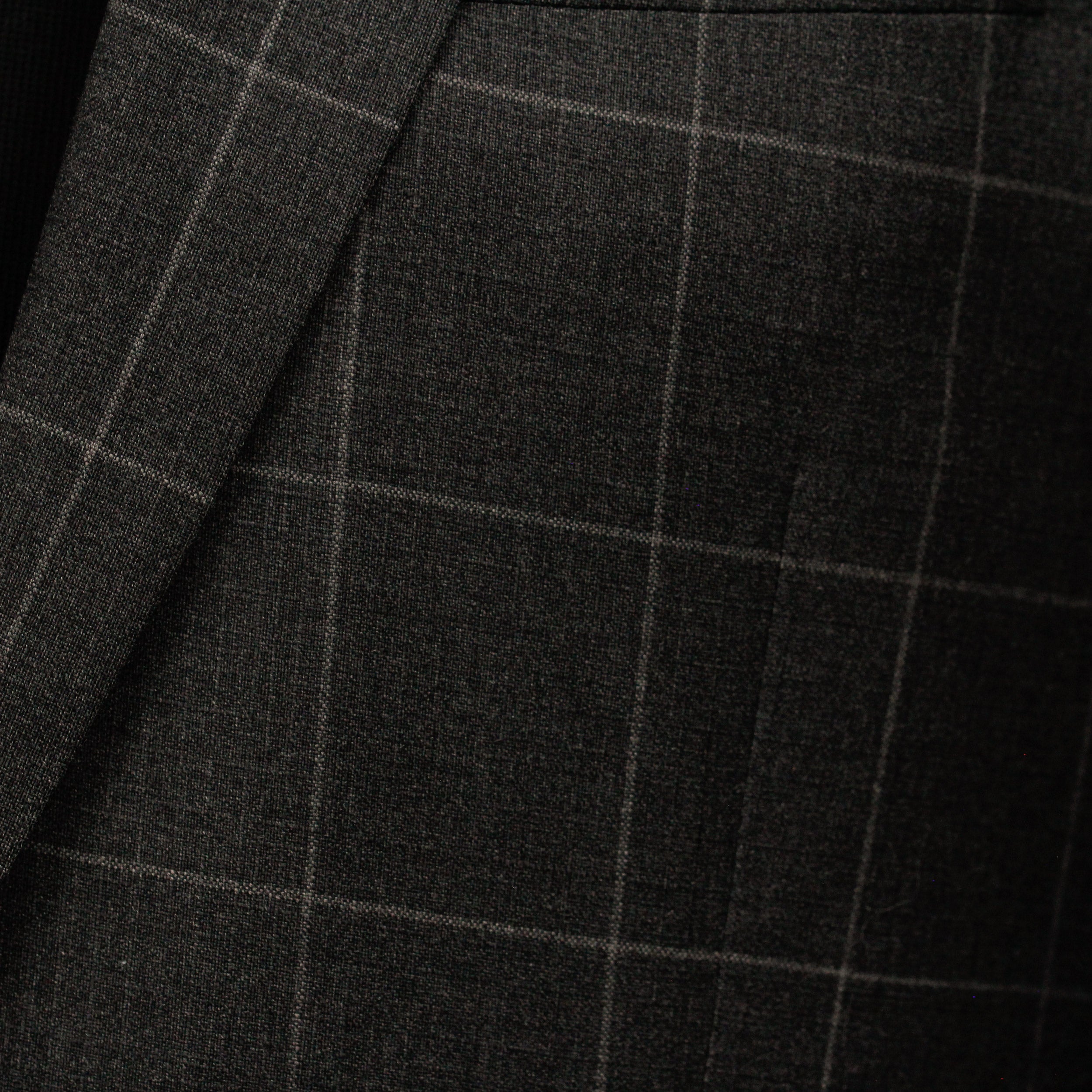 Charcoal Window-pane Check - Fraser Slim Fit Suit Jack Victor - Boutique Jacques International