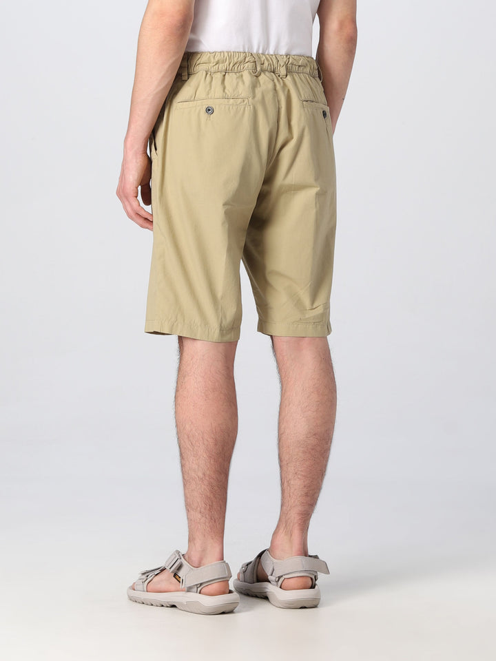 Beige Ultralight Cotton Poplin Stretch Shorts - Paul & Shark - Boutique Jacques International