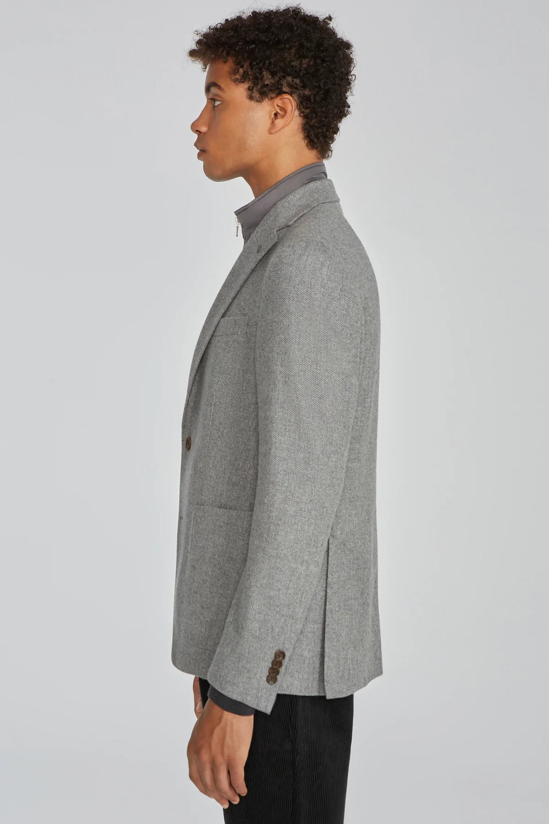 Light Grey Hybrid Sport Jacket Contemporary Fit - Jack Victor - Boutique Jacques International