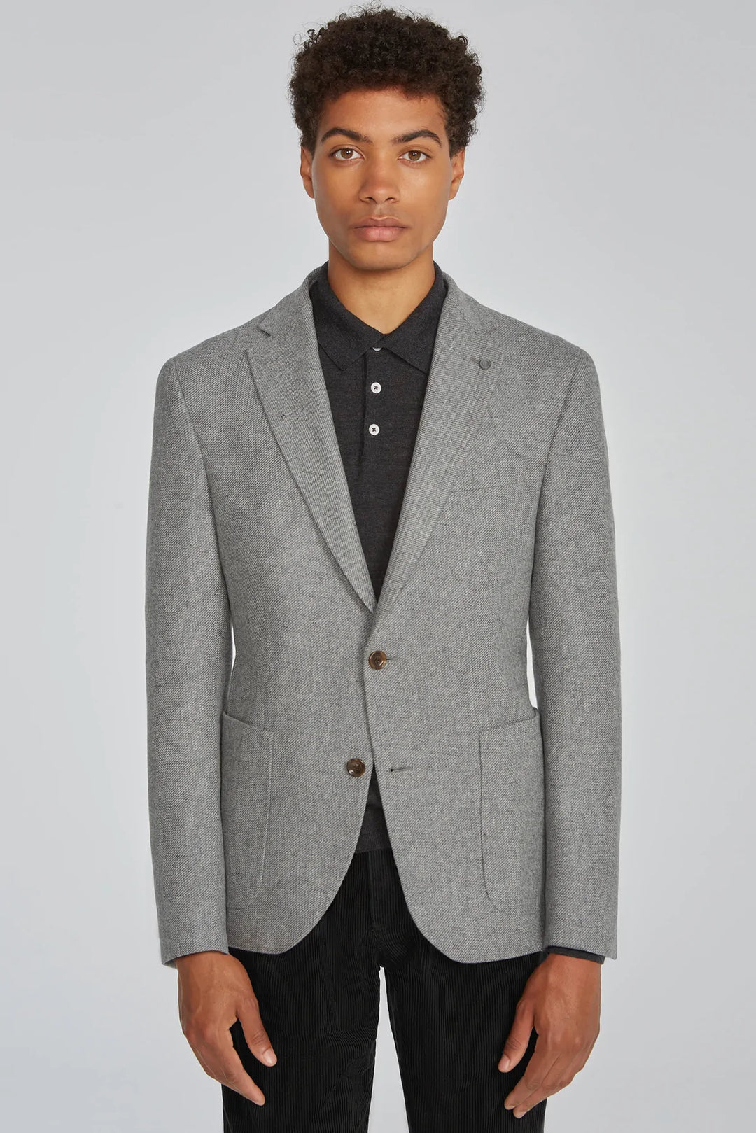 Light Grey Hybrid Sport Jacket Contemporary Fit - Jack Victor - Boutique Jacques International