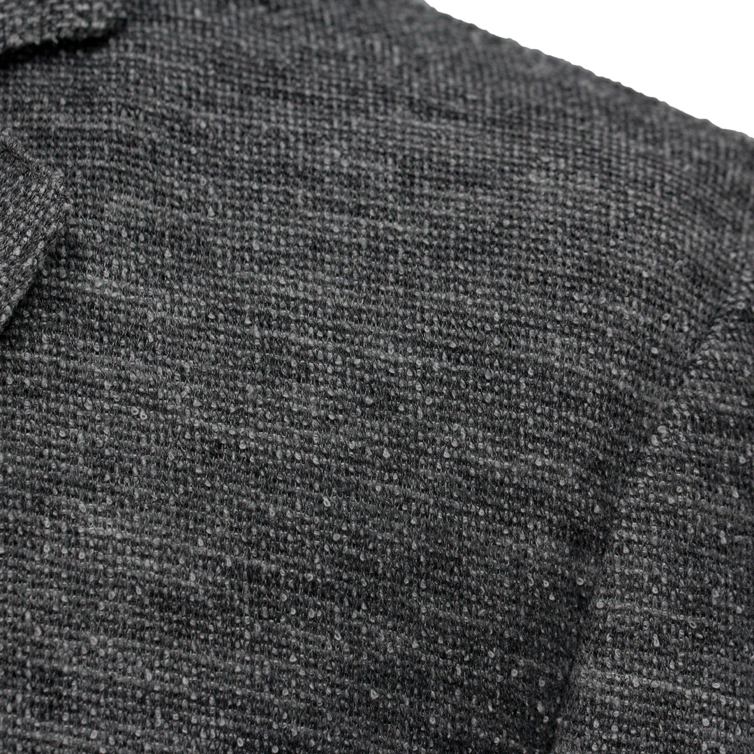 Gray Cotton Unconstructed Brent Contemporary Fit Cardigan Jacket - Jack Victor - Boutique Jacques International