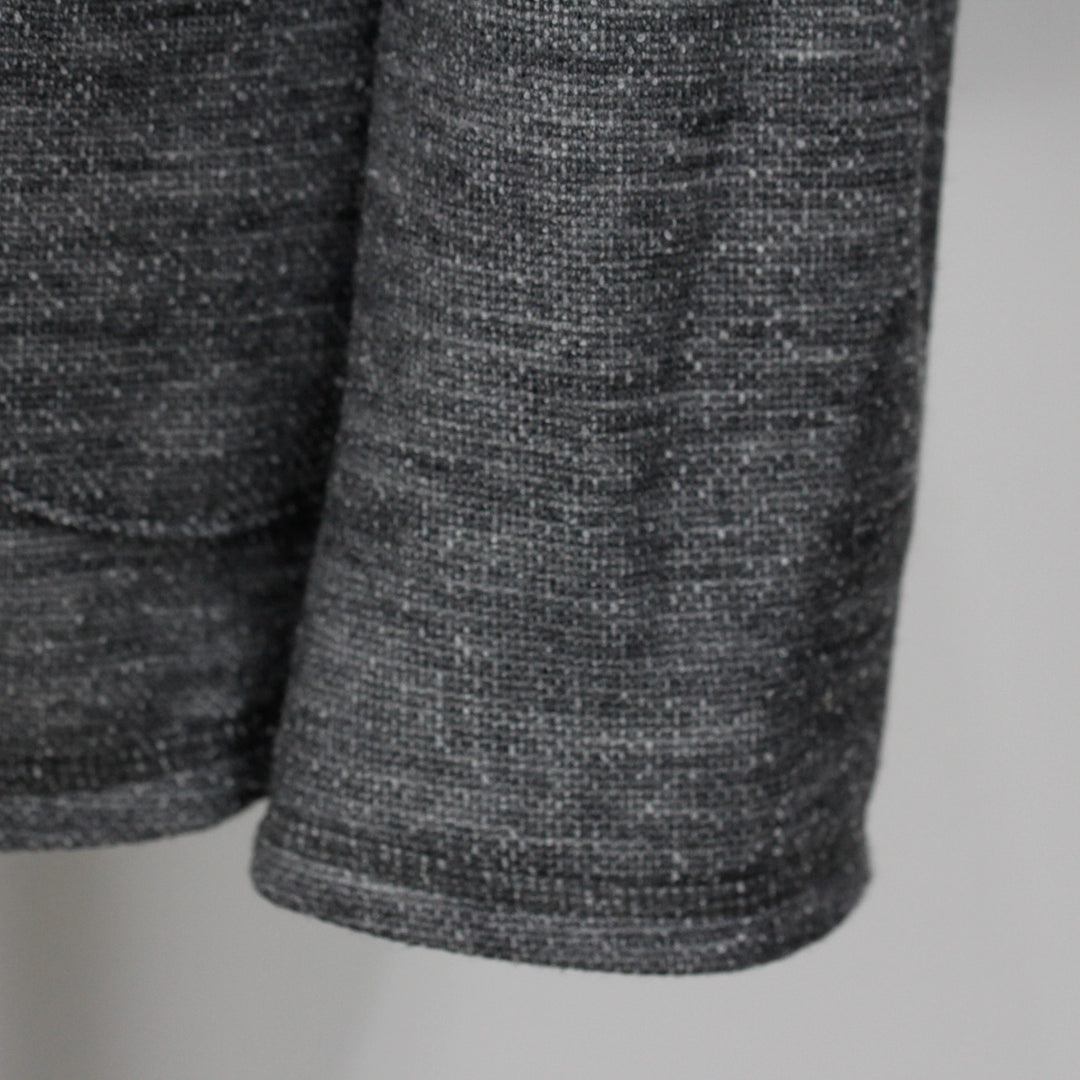 Gray Cotton Unconstructed Brent Contemporary Fit Cardigan Jacket - Jack Victor - Boutique Jacques International