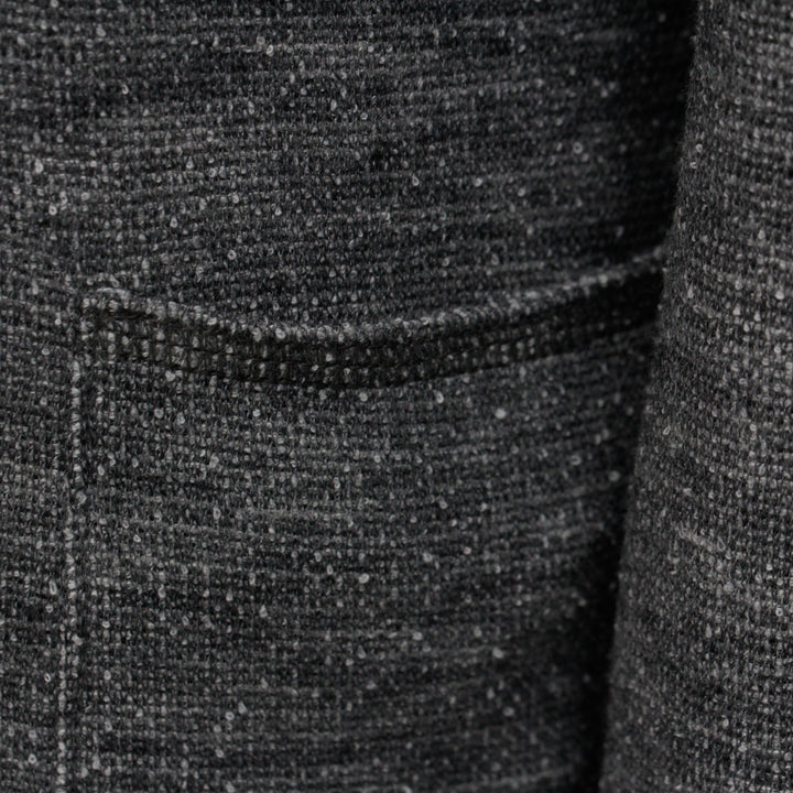 Gray Cotton Unconstructed Brent Contemporary Fit Cardigan Jacket - Jack Victor - Boutique Jacques International