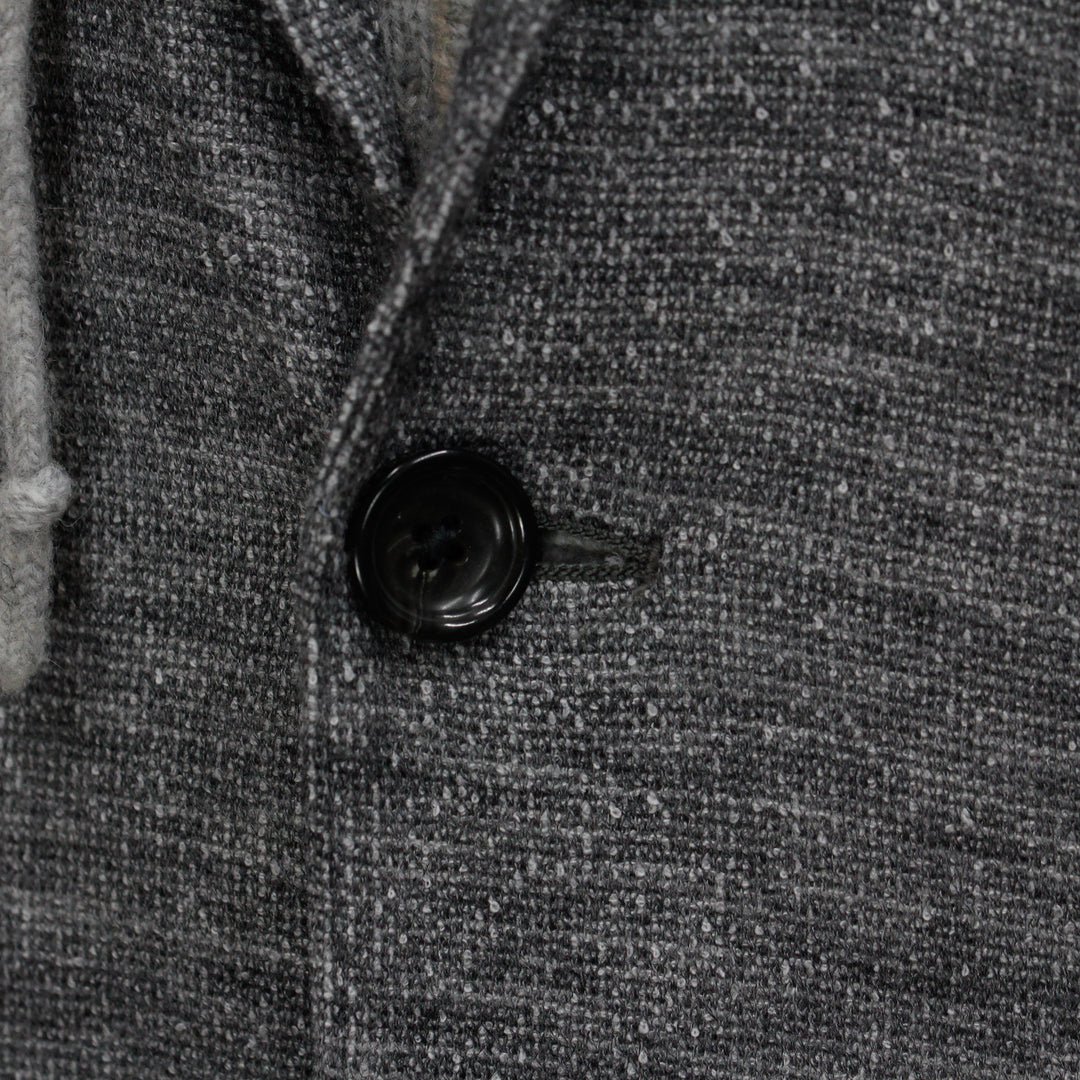 Gray Cotton Unconstructed Brent Contemporary Fit Cardigan Jacket - Jack Victor - Boutique Jacques International