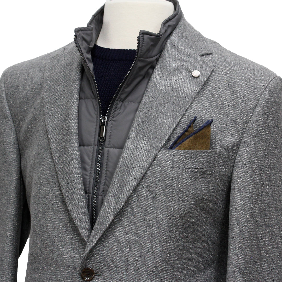 Grey Hybrid Sport Jacket Brice Contemporary Fit - Jack Victor - Boutique Jacques International