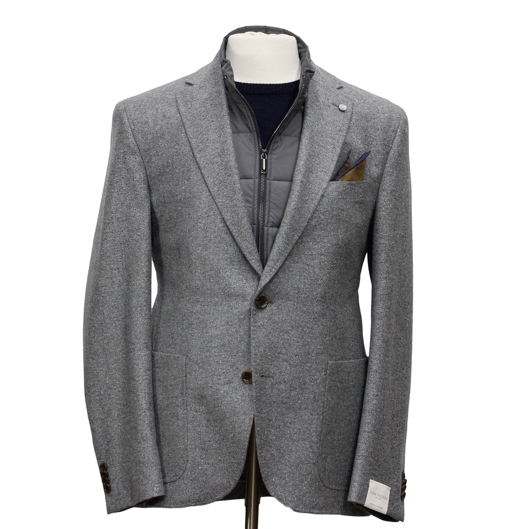 Grey Hybrid Sport Jacket Brice Contemporary Fit - Jack Victor - Boutique Jacques International