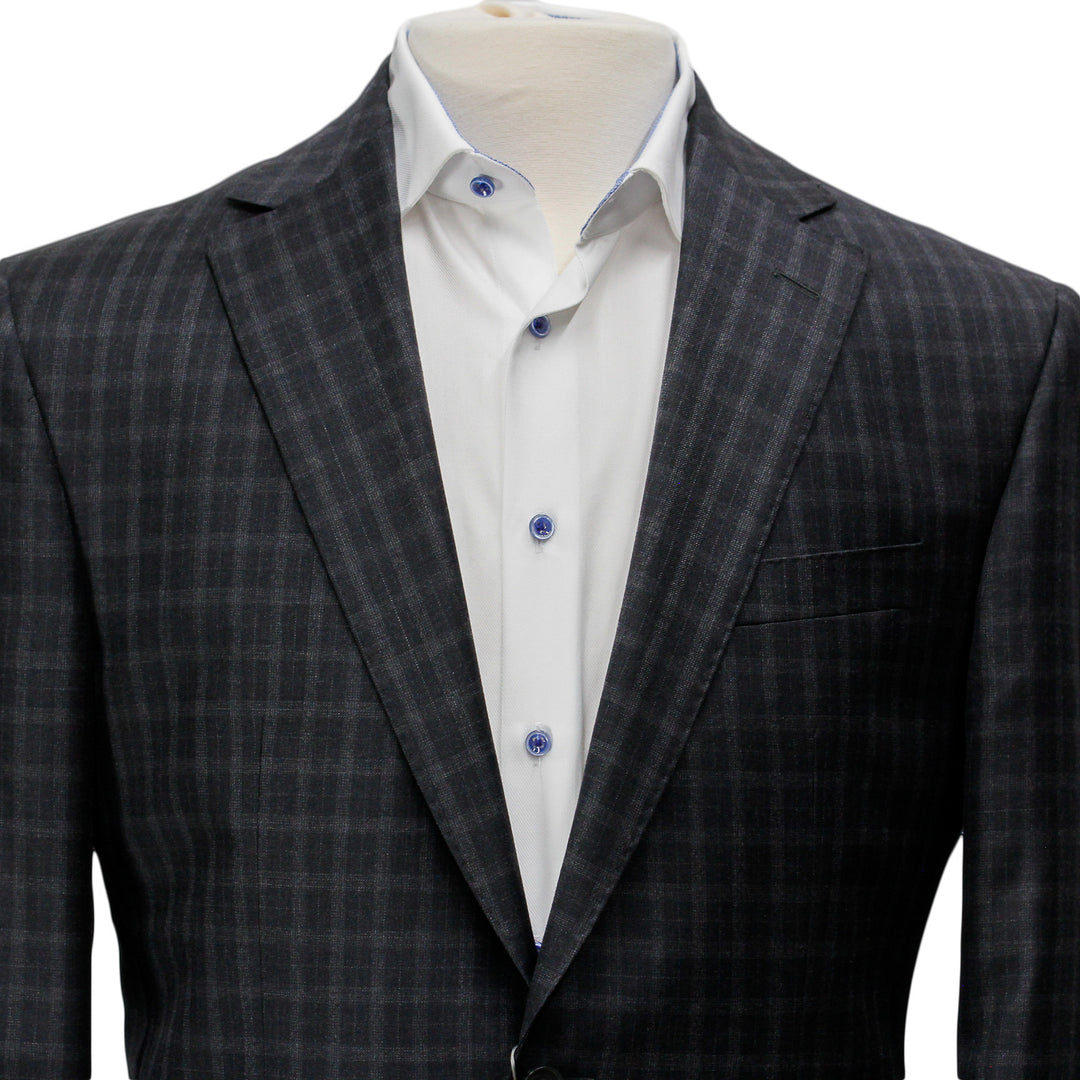 Charcoal Check Esprit Modern Fit Suit - Jack Victor - Boutique Jacques International