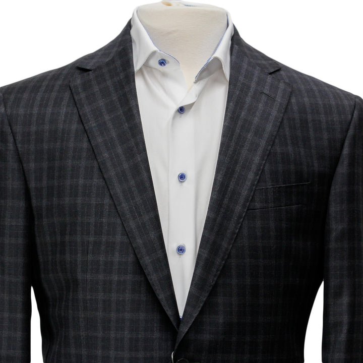 Charcoal Check Esprit Modern Fit Suit - Jack Victor - Boutique Jacques International