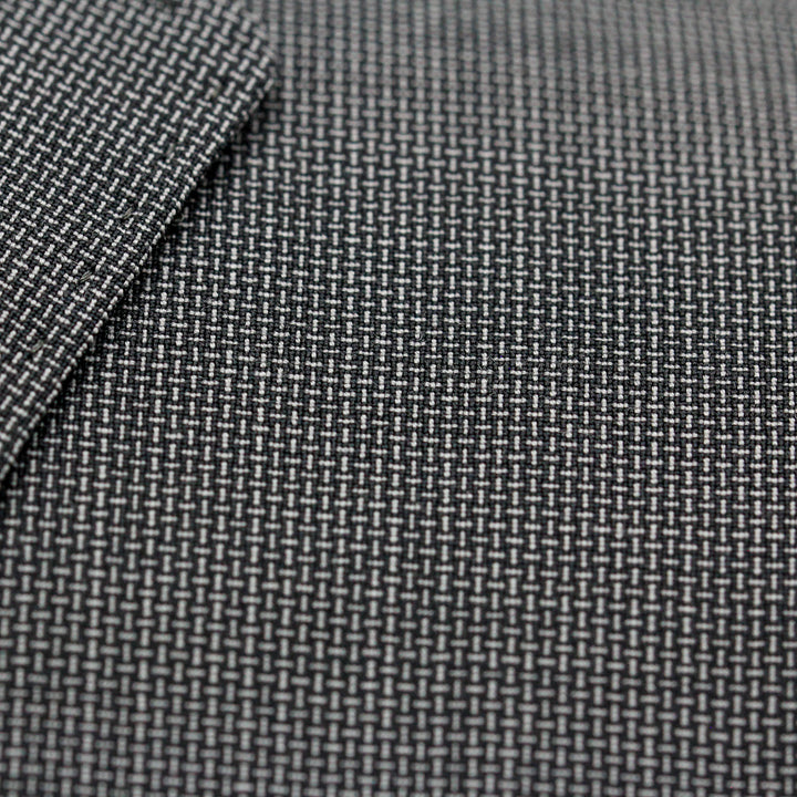 Gray Neat Birdseye Pattern Orleans Slim Fit Suit - Jack Victor - Boutique Jacques International