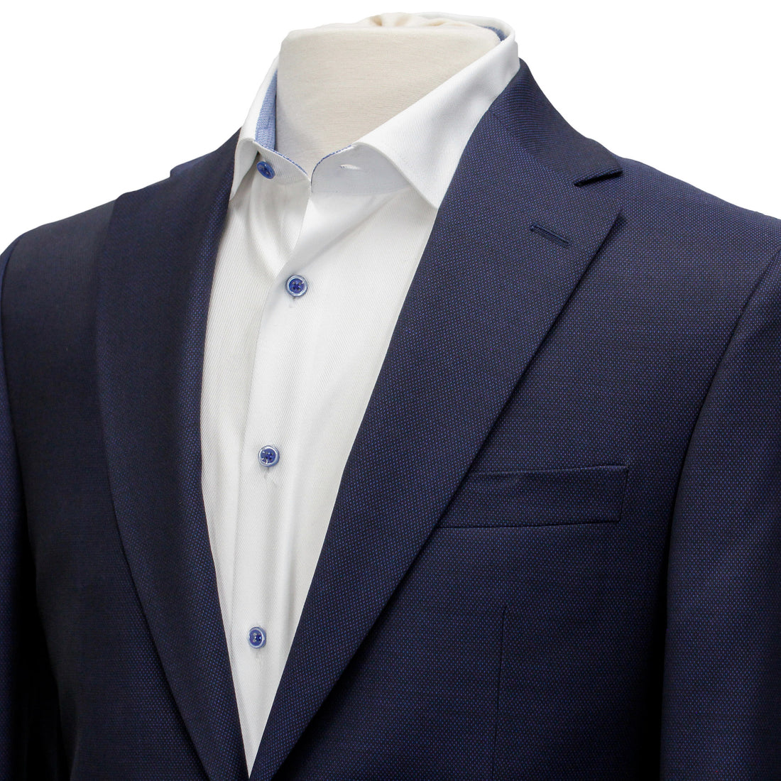 Blue Tonal Nailhead Esprit Modern Fit Suit - Jack Victor - Boutique Jacques International