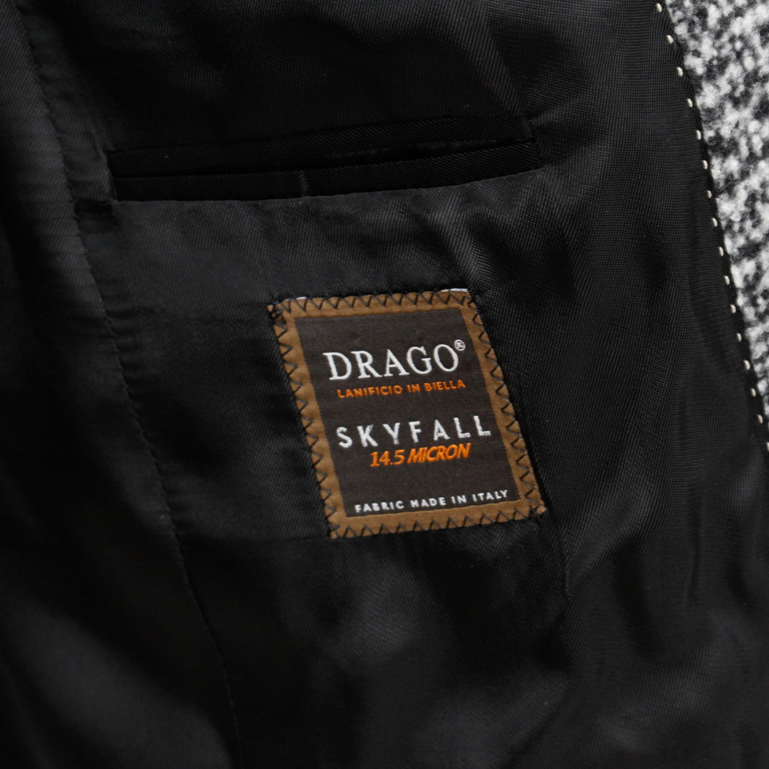 Gray Check Contemporary Fit Wool Silk Sport Jacket - Jack Victor - Boutique Jacques International