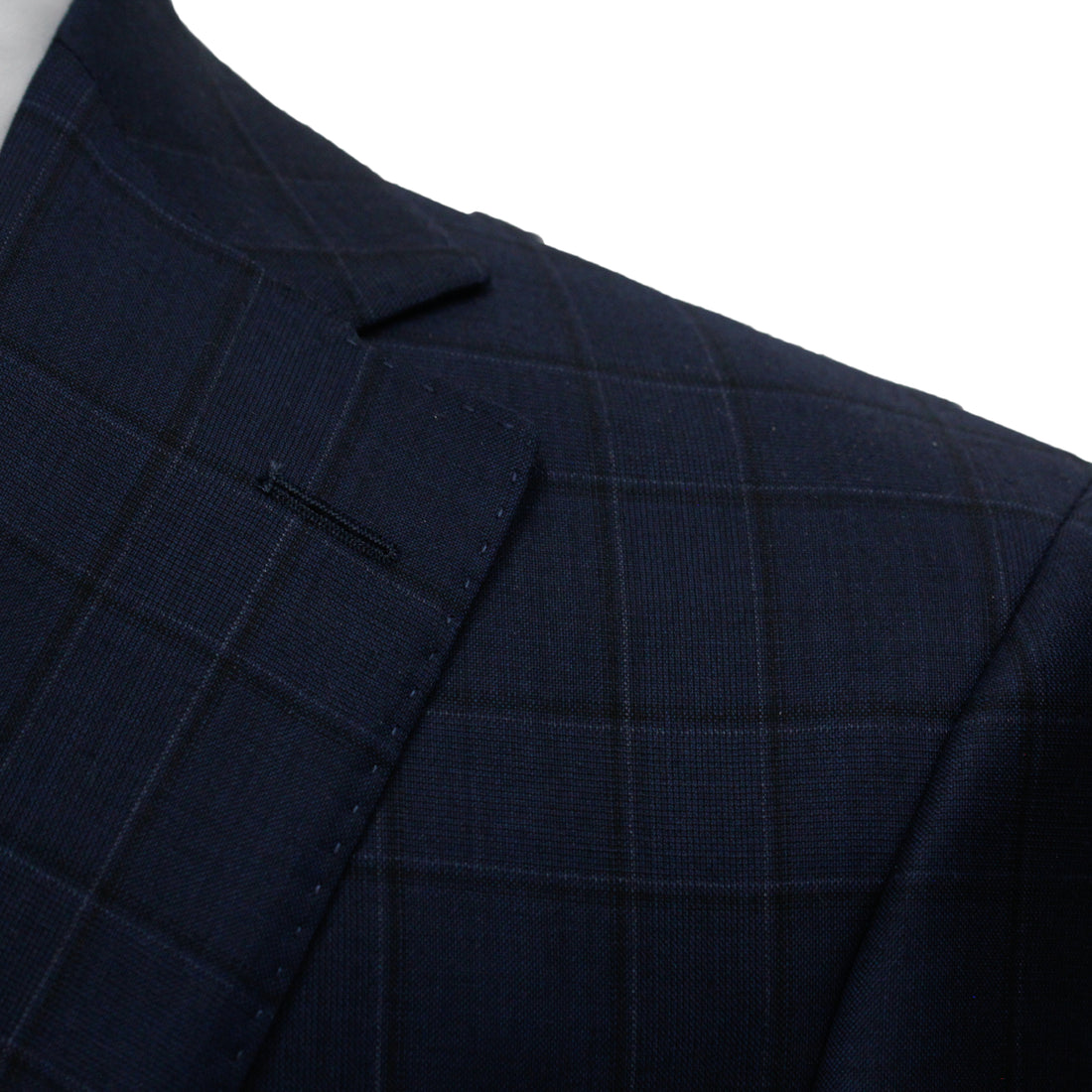 Midnight Blue Check Century Classic Fit Suit - Jack Victor - Boutique Jacques International