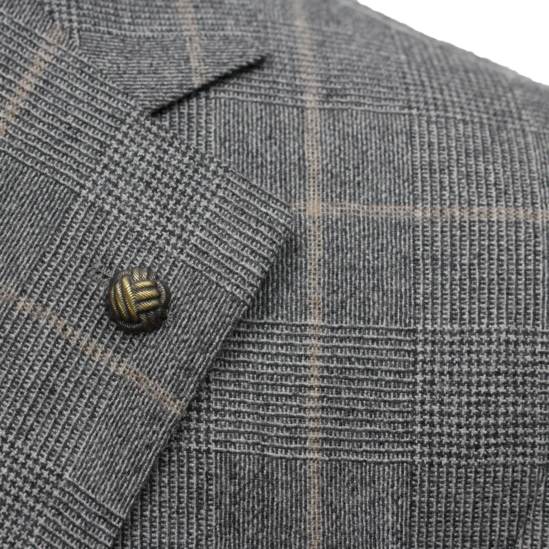 Gray Prince of Wales Check Mason Contemporary Fit DRAGO Wool Suit - Jack Victor - Boutique Jacques International