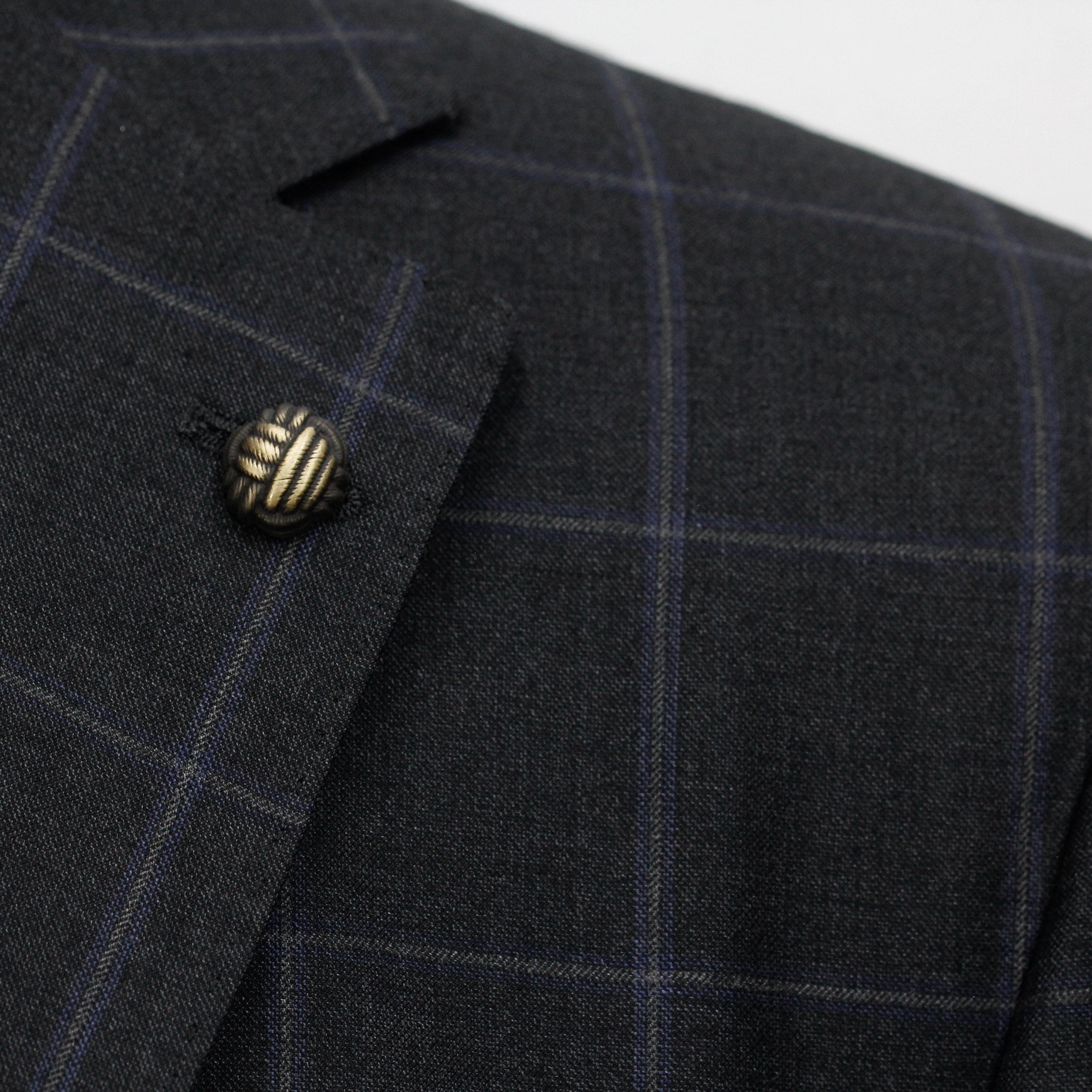 Charcoal Windowpane Check Essence Modern Fit - Jack Victor 1913 - Boutique Jacques International