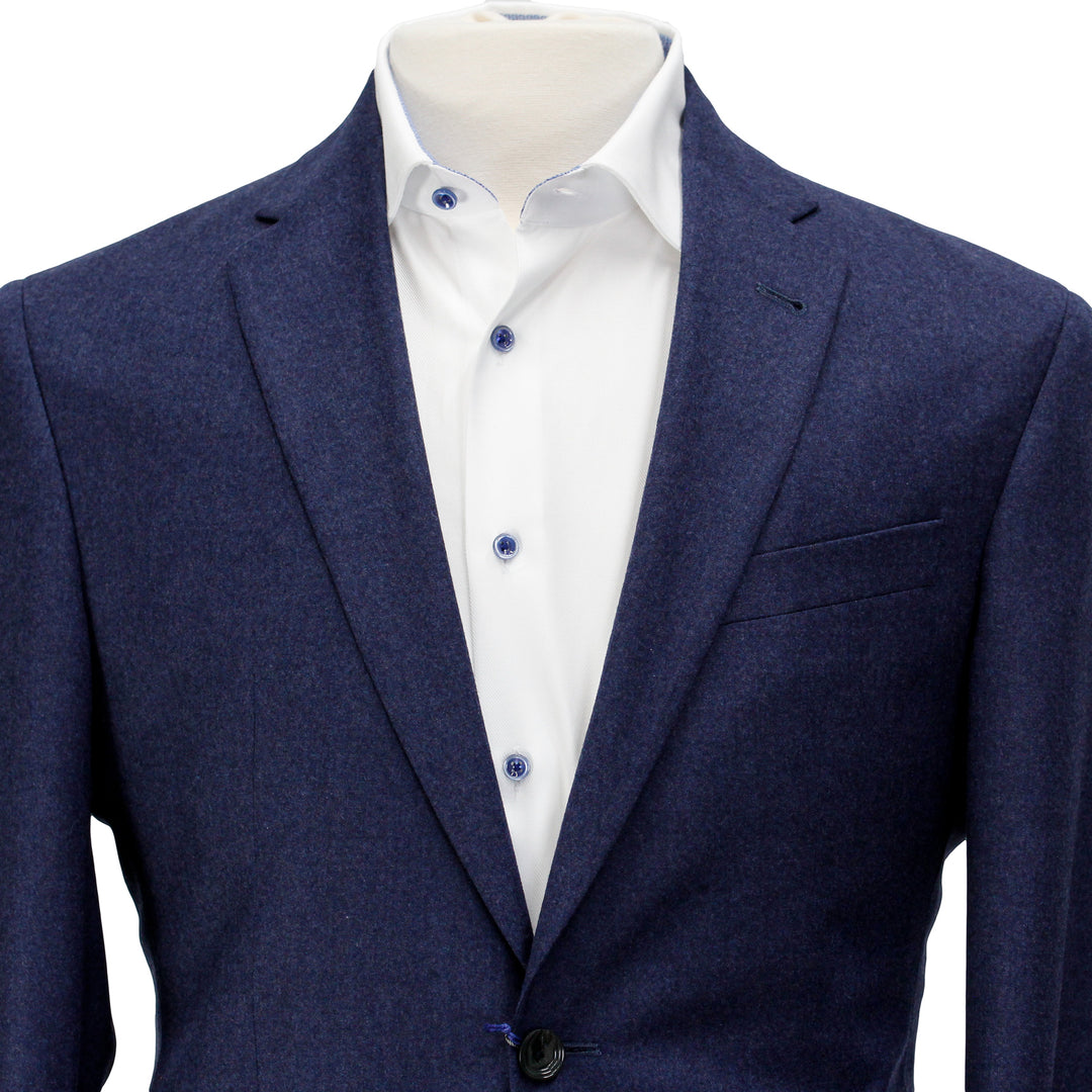 Neat Blue Indy Contemporary Fit Wool Sport Coat - Jack Victor Vitale Baraberis - Boutique Jacques International