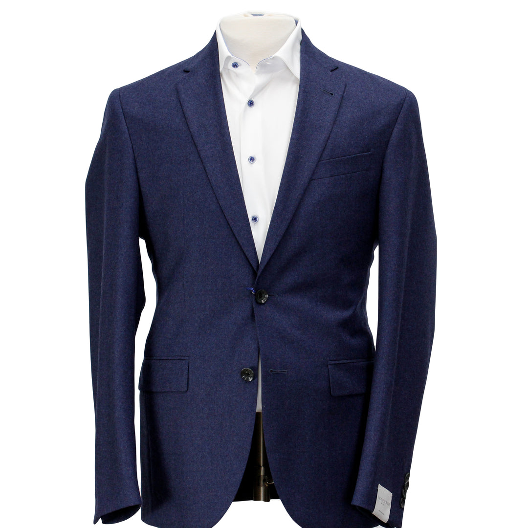 Neat Blue Indy Contemporary Fit Wool Sport Coat - Jack Victor Vitale Baraberis - Boutique Jacques International