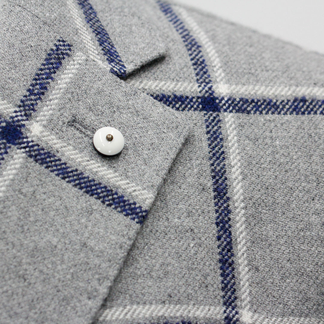 Gray Check Unconstructed Sport Coat - L.B.M 1911 - Boutique Jacques International