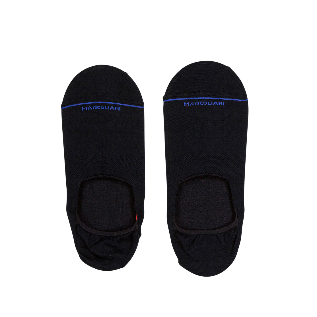 Navy Invisible Touch Pima Cotton No-Show Socks - Marcoliani - Boutique Jacques International