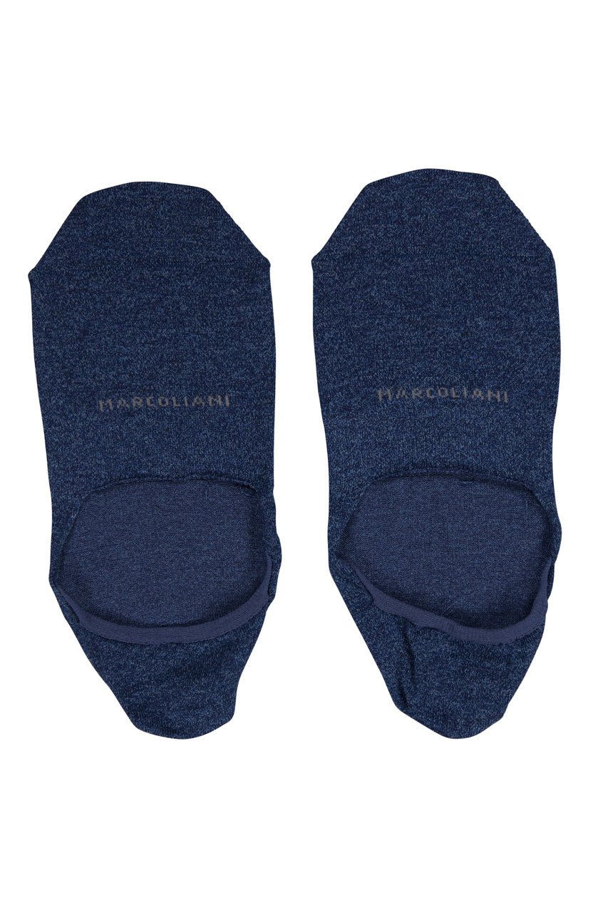 Nautical Marl Invisible Touch No-Show Socks - Marcoliani - Boutique Jacques International