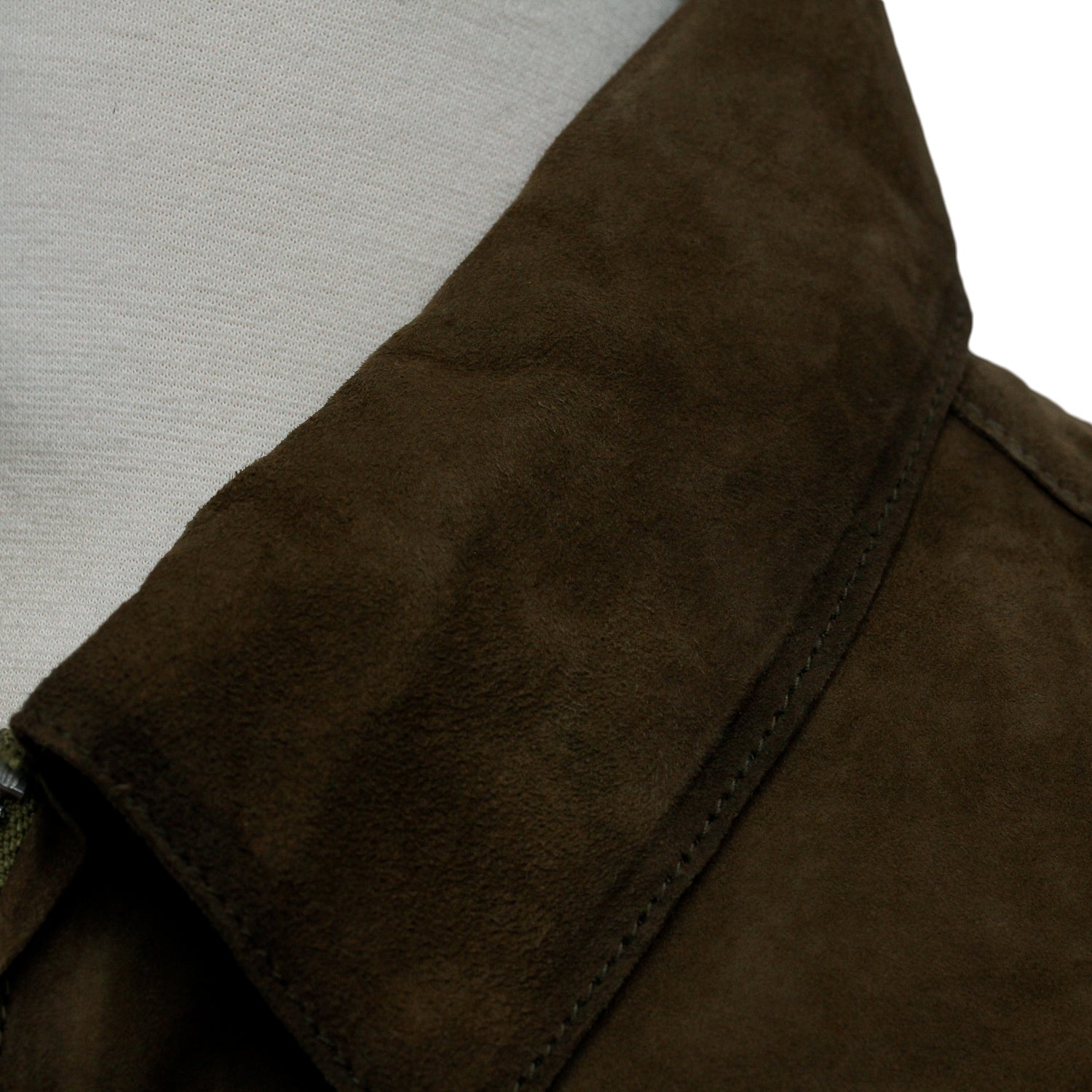 Brown Goat Suede Field Jacket - Milestone - Boutique Jacques International