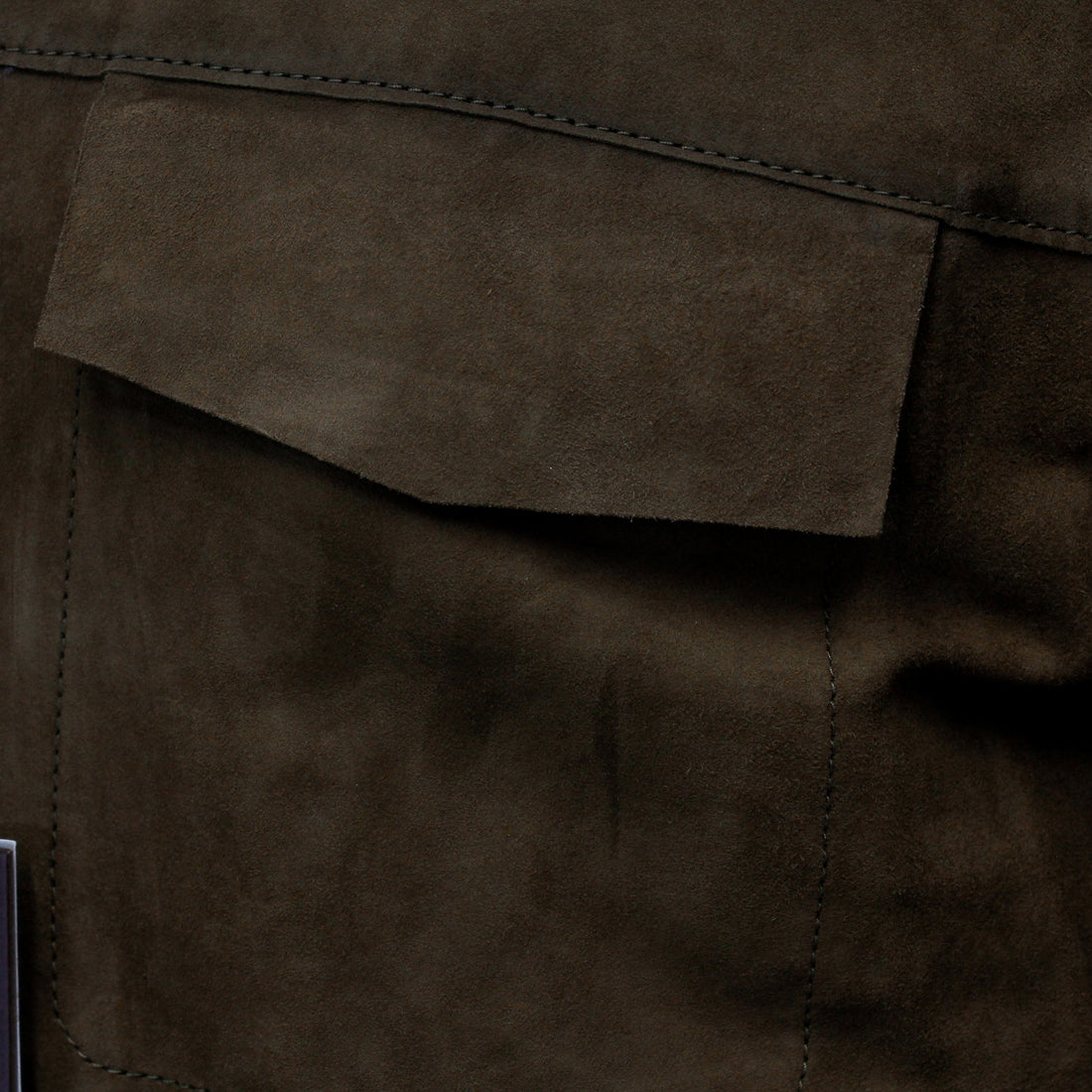Brown Goat Suede Field Jacket - Milestone - Boutique Jacques International