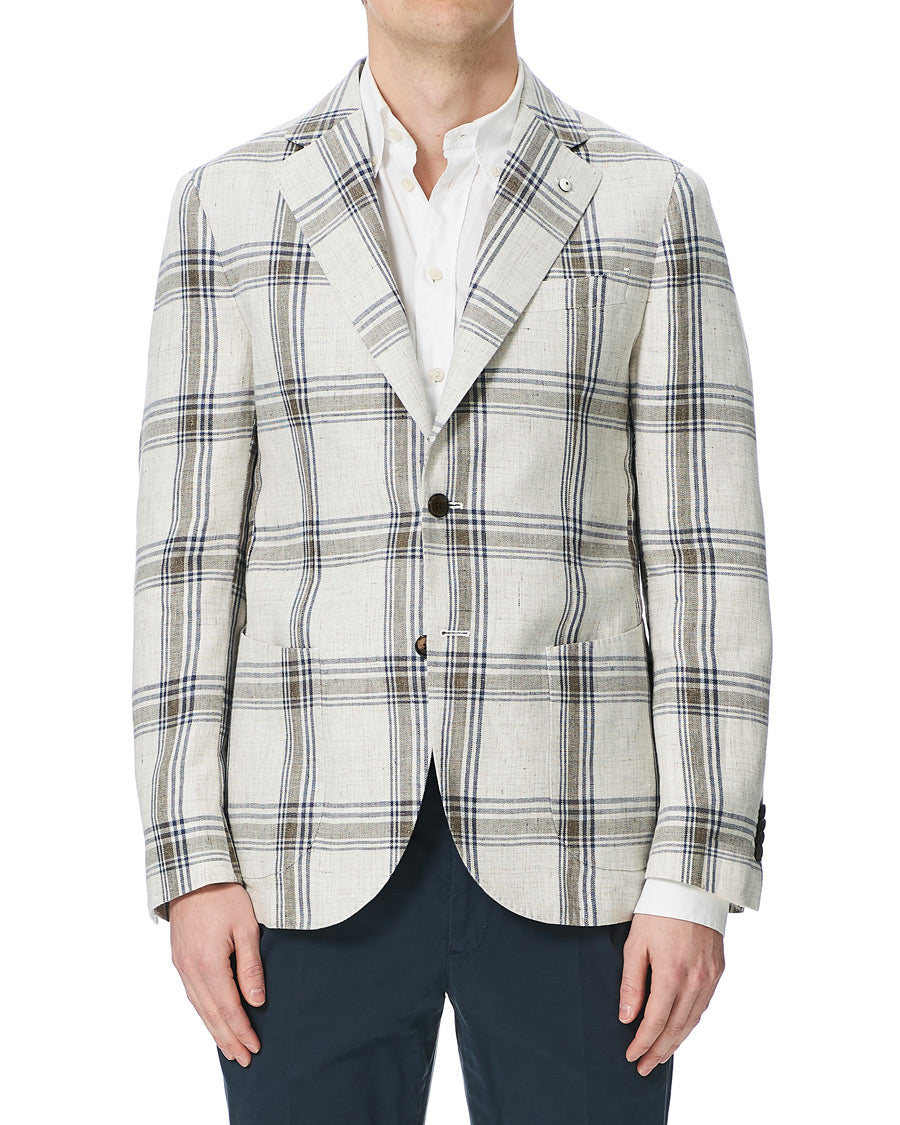 Linen Unconstructed Contemporary Fit Sport Coat - Boutique Jacques International