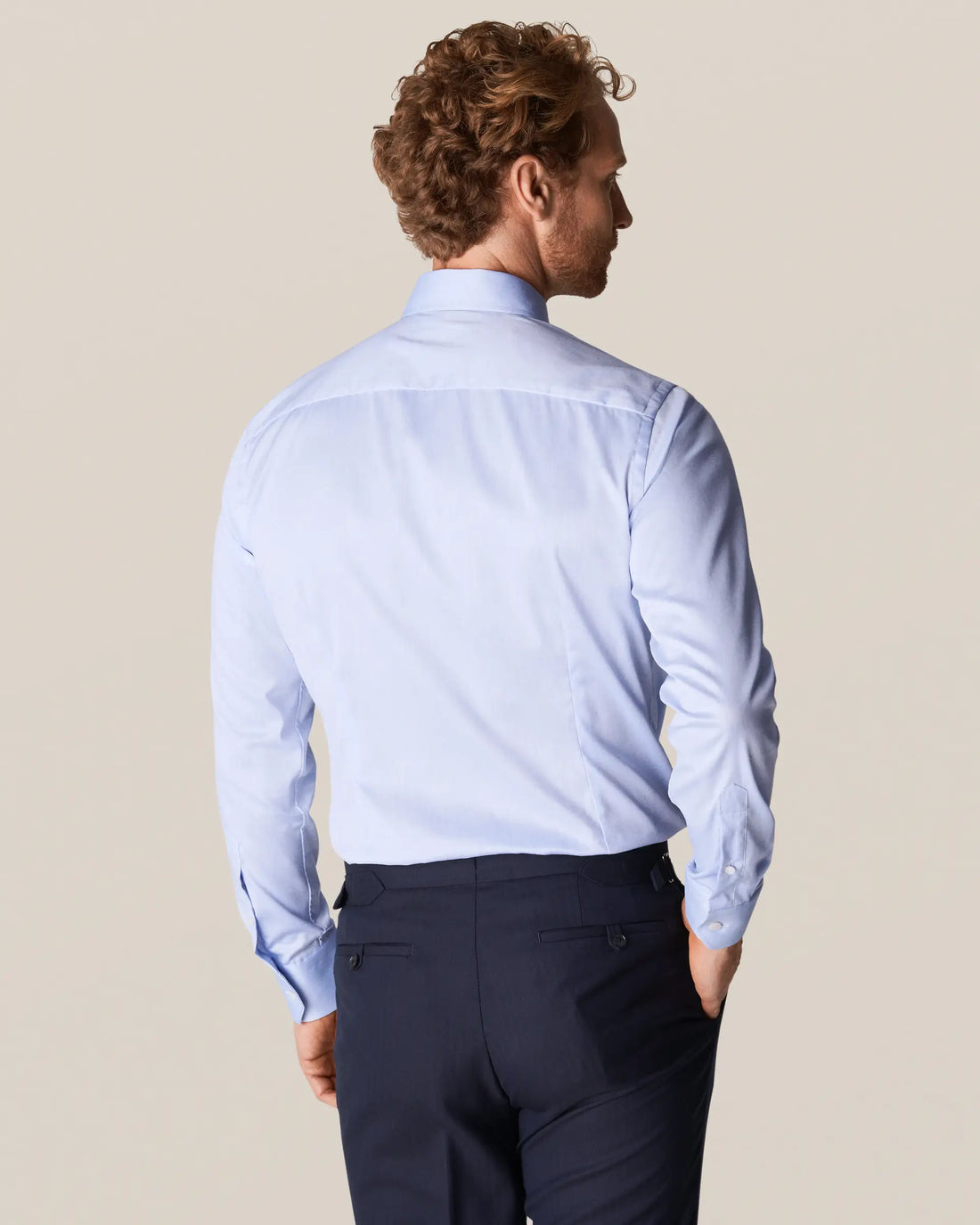 Light Blue Signature Twill Contemporary Fit Dress Shirt - ETON - Boutique Jacques International