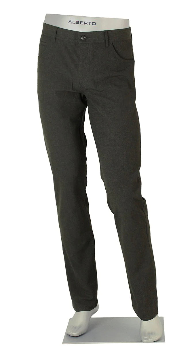 ALBERTO - PIPE Ceramica Charcoal Dress Five Pocket - Boutique Jacques International