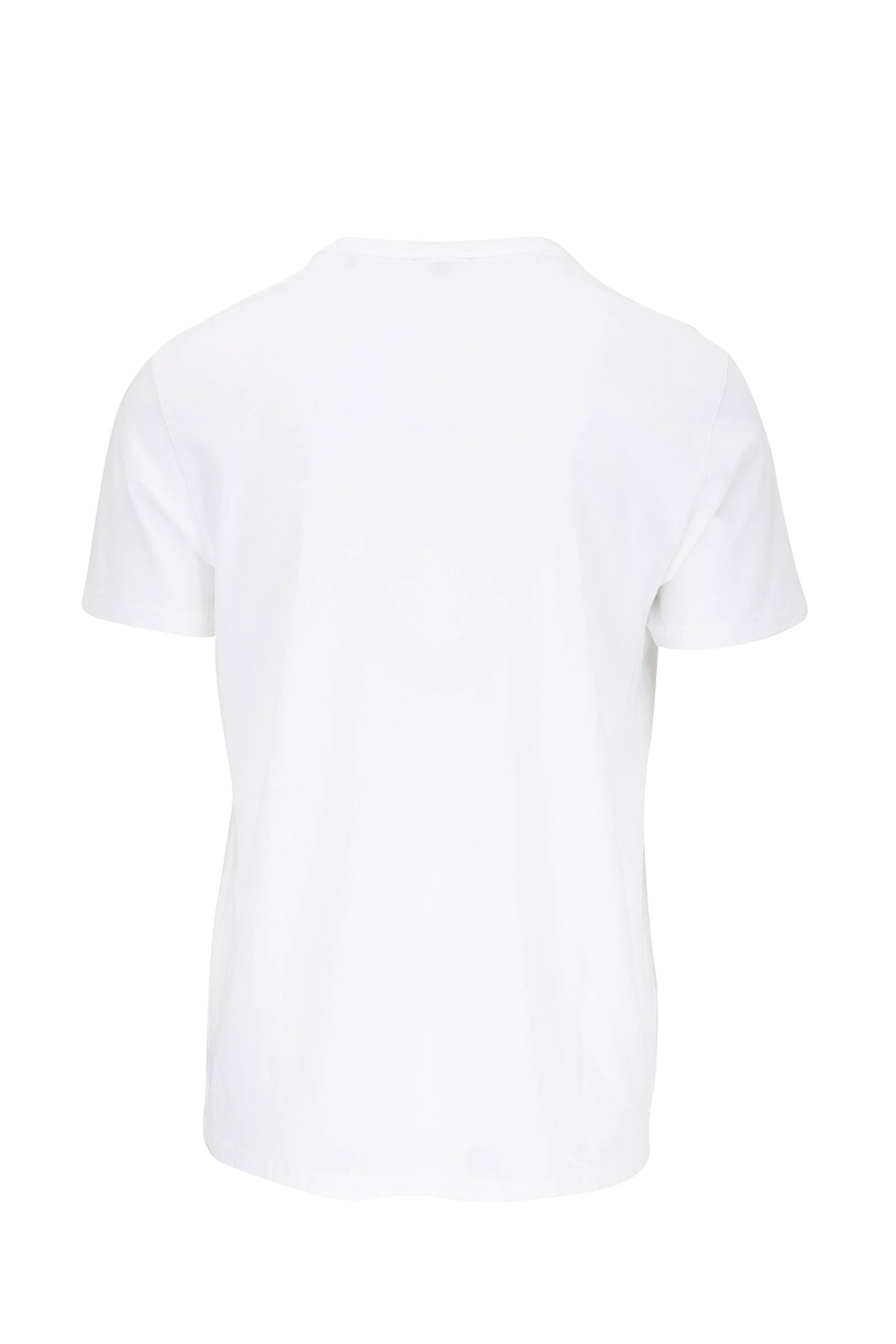 Iconic White Pima Stretch Short Sleeve Crew Neck - Patrick Assaraf - Boutique Jacques International